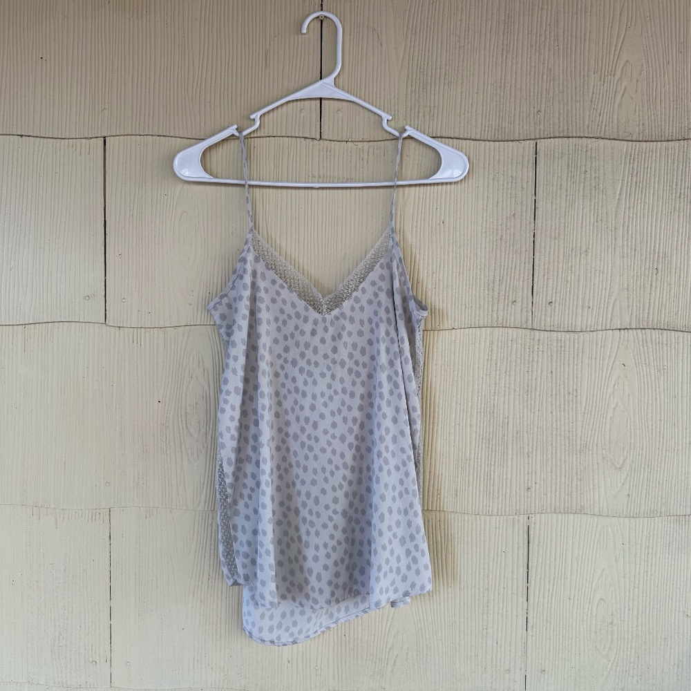 Aerie Off-Duty Satin Flirty Tank